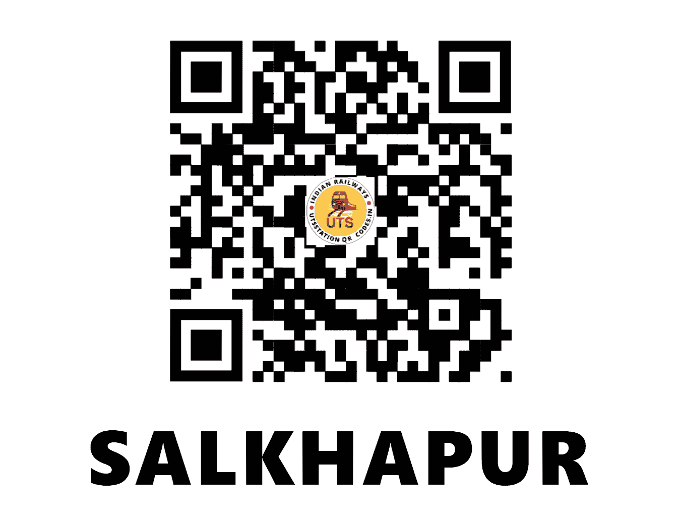 UTS QR Code for SALKHAPUR - SAF - NR (UTTAR PRADESH)